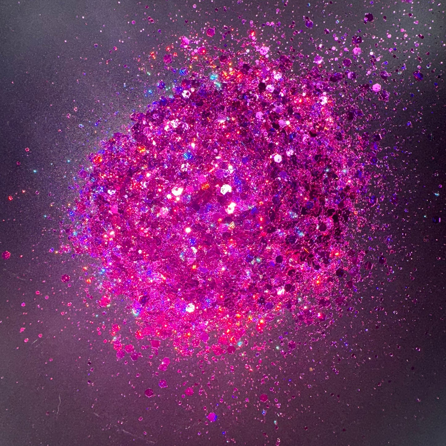 Galaxy grape chunky glitter