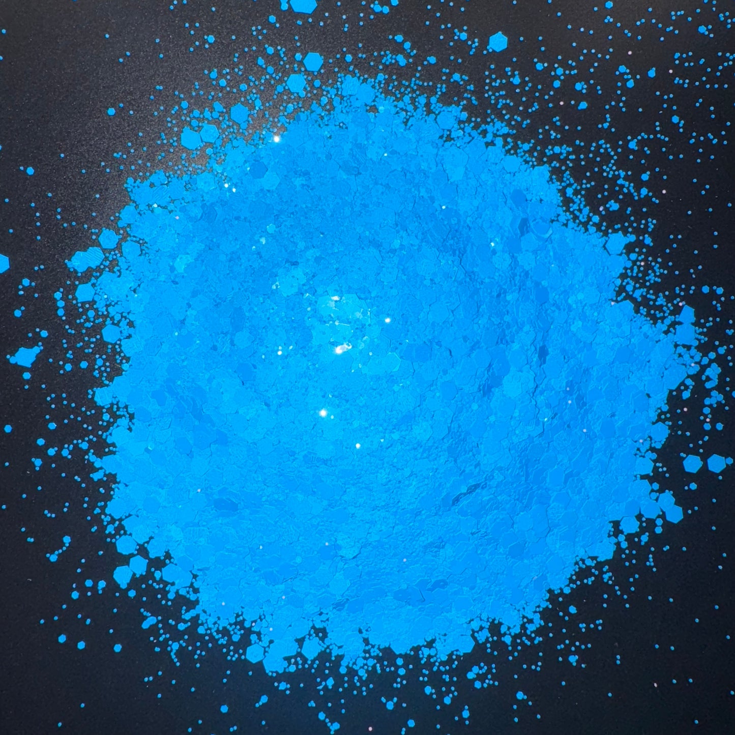 Cloud sapphire chunky glitter