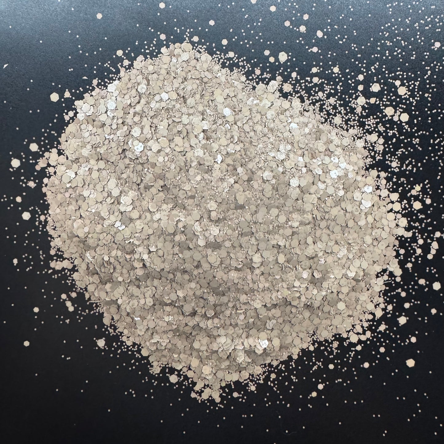 Ash dust spark chunky glitter