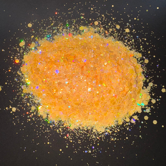 Mango punch chunky glitter