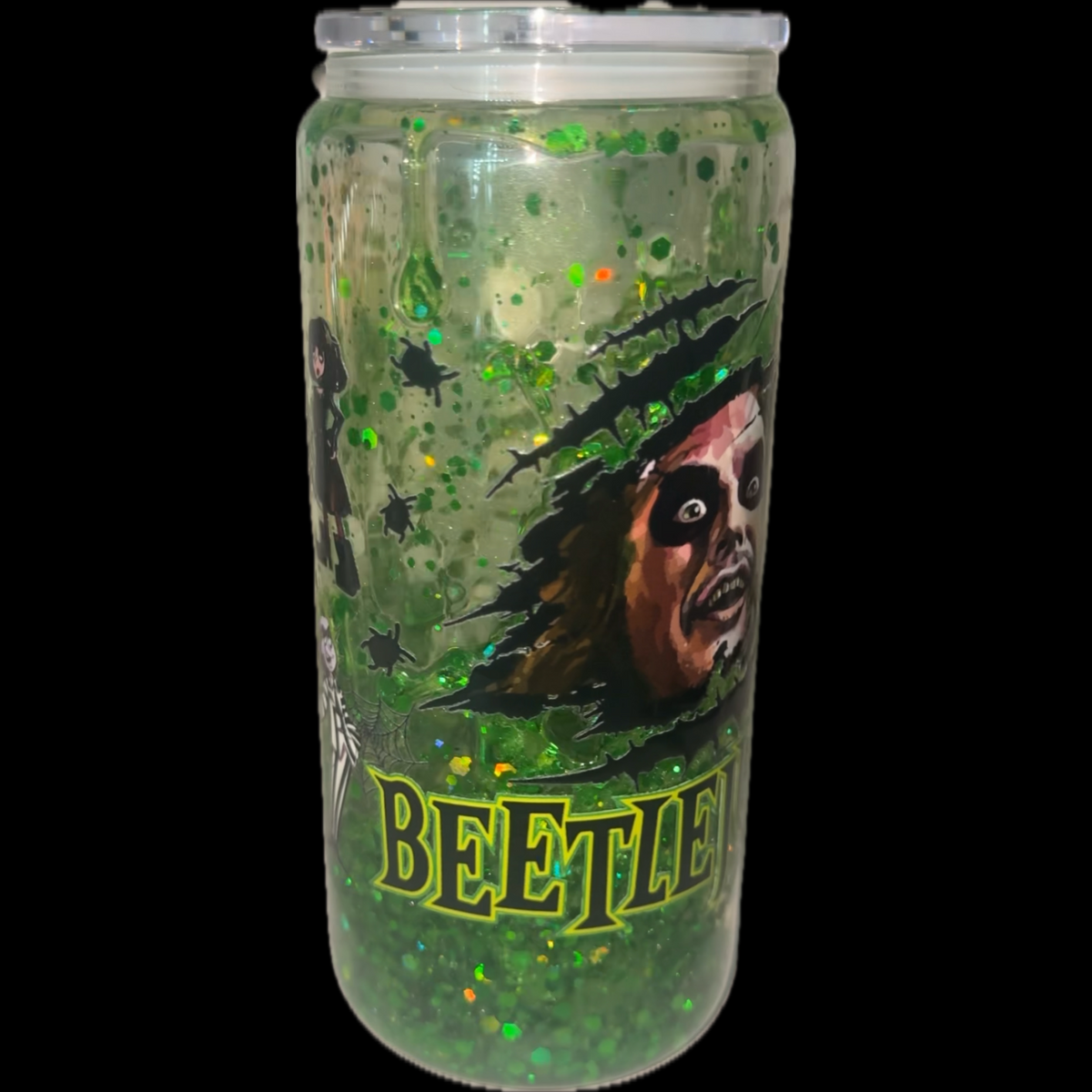 Glass snowglobe cup