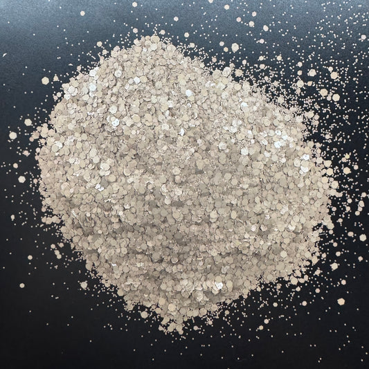 Ash dust spark chunky glitter