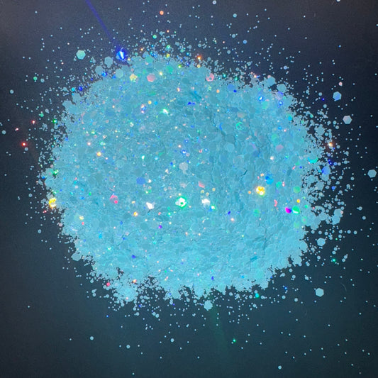 Bubbles chunky glitter