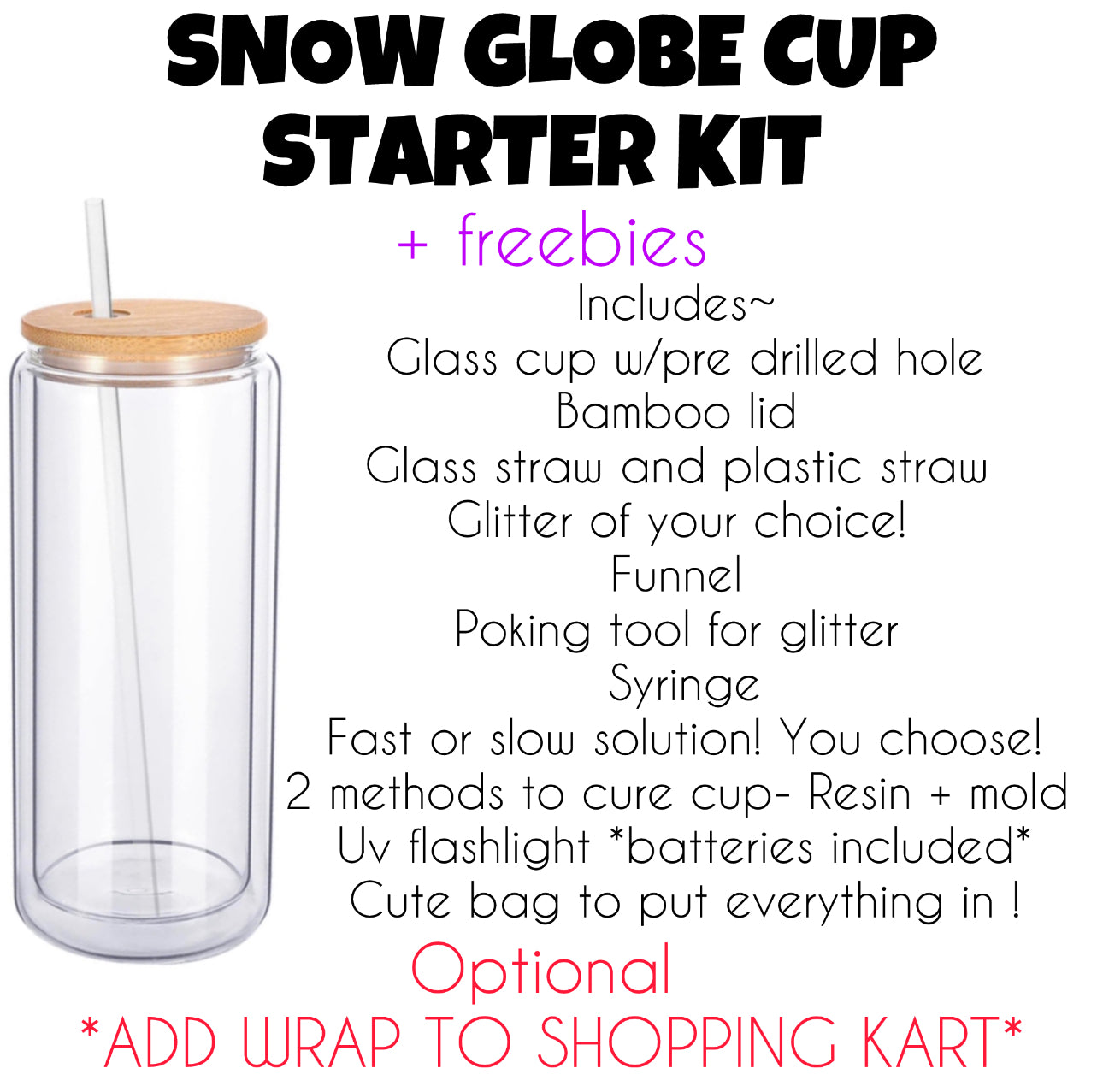 SNOW GLOBE CUP *STARTER KIT*