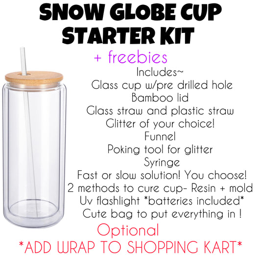 SNOW GLOBE CUP *STARTER KIT*